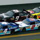 Tandem drafting, which used to be completely legal (and very popular) in the top levels of NASCAR. Photo credit: Jeff Zelevansky/Getty Images